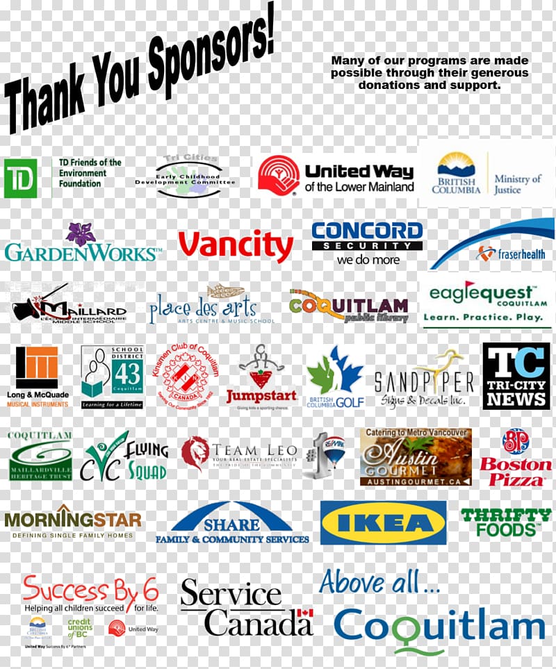 Web page Coquitlam Logo Display advertising Online advertising, Sponsors transparent background PNG clipart