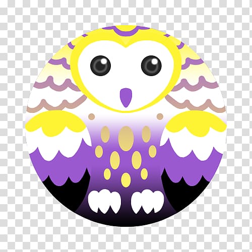Lack of gender identities Gender identity Owl LGBT Gender binary, pansexual pride flag transparent background PNG clipart