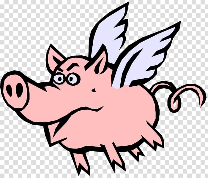 Wild boar When pigs fly Cartoon , others transparent background PNG clipart