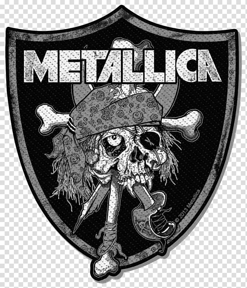 Metallica logo illustration, Metallica Heavy metal Embroidered patch Master of Puppets Logo, metallica transparent background PNG clipart