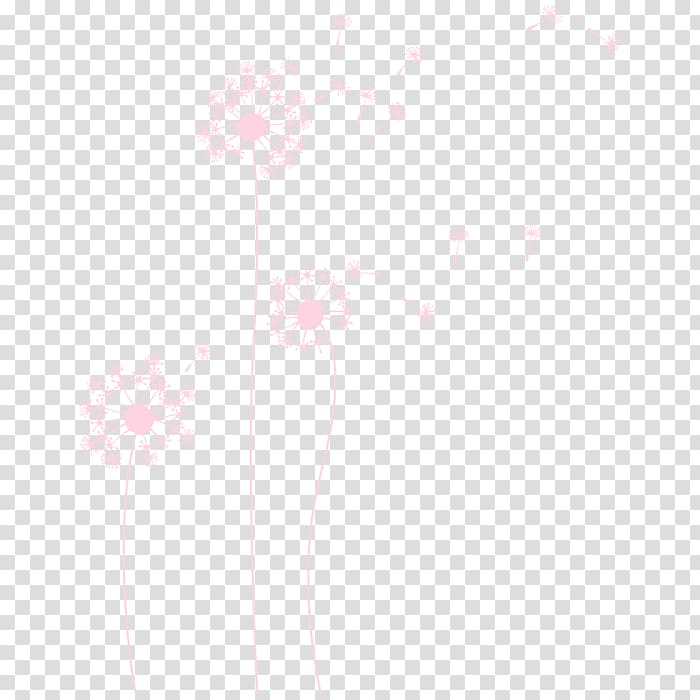 Common Dandelion Color Pink Drawing Wall, diente transparent background PNG clipart
