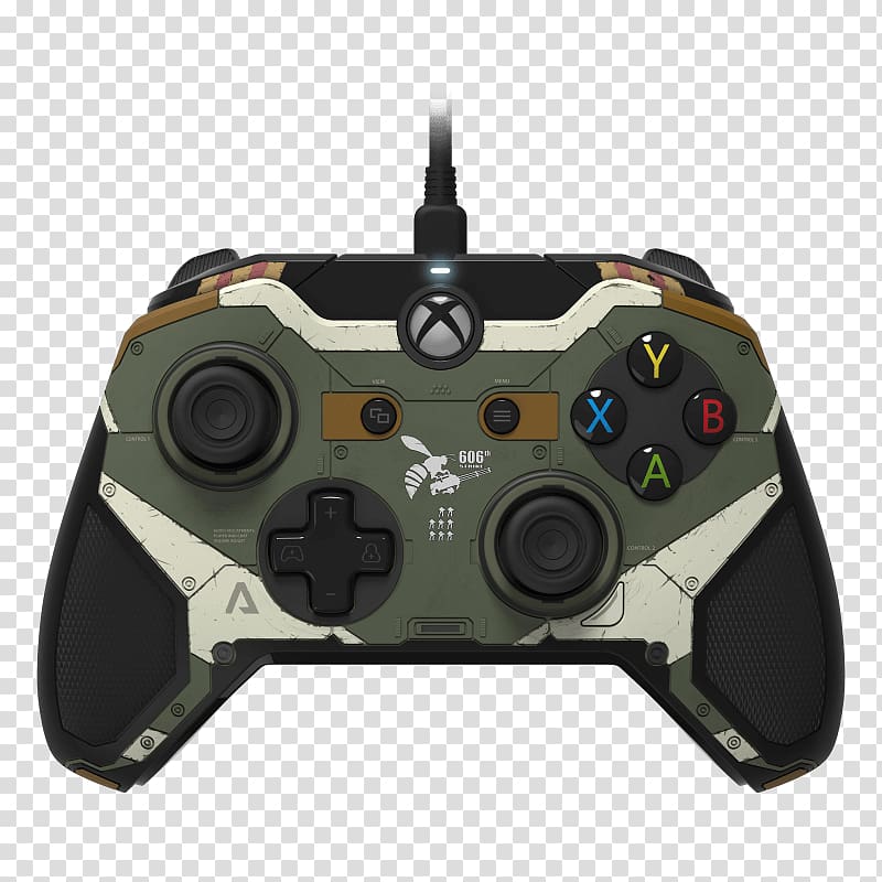 Titanfall 2 Xbox One controller Game Controllers, Crazy Xbox Headset transparent background PNG clipart