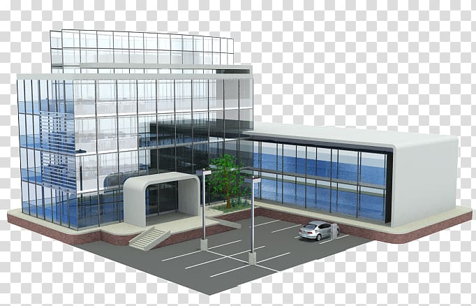Commercial building Office, building transparent background PNG clipart