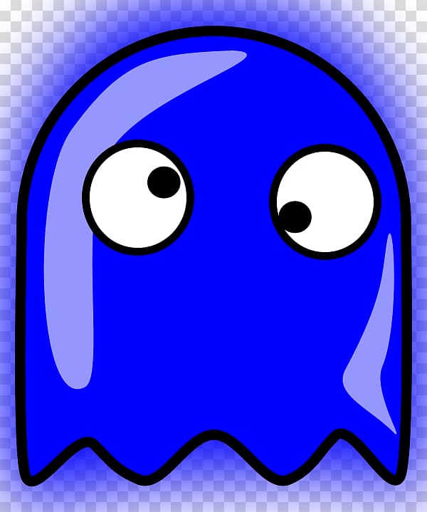 Ms. Pac-Man Pac-Man 2: The New Adventures Ghosts , Blue Ghost transparent background PNG clipart