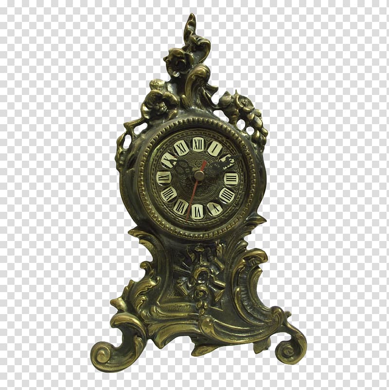Clock Antique , Copper alarm clock transparent background PNG clipart
