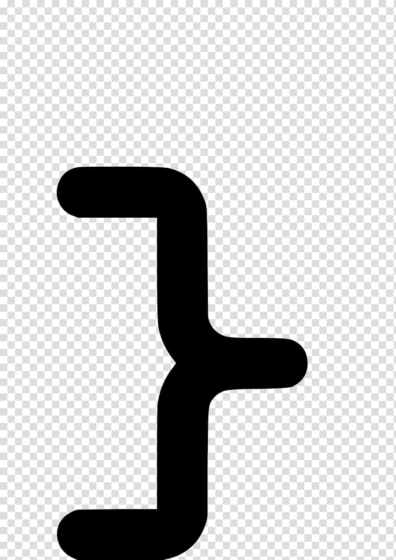 Bracket Character Symbol Parenthesis Font, curly transparent background PNG clipart