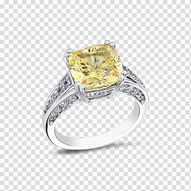Wedding ring Engagement ring Diamond, Cubic Zirconia transparent background PNG clipart