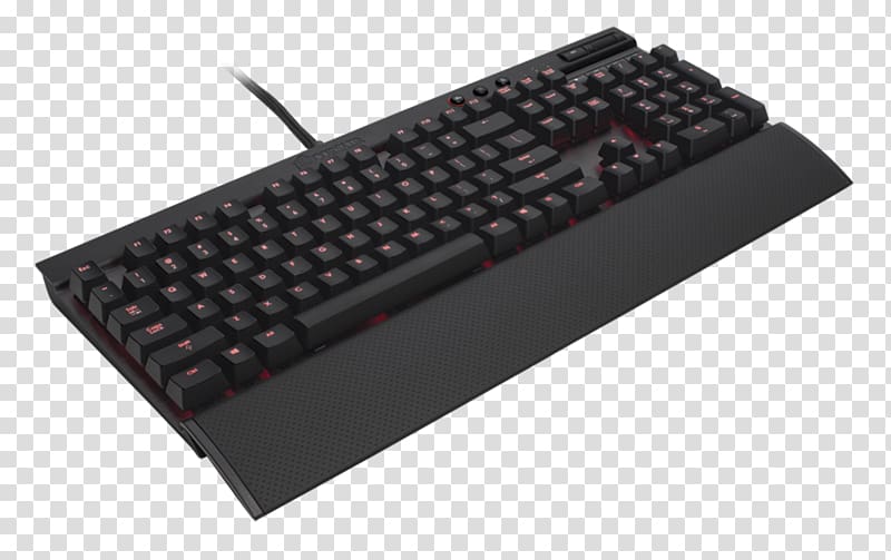 Computer keyboard Gaming keypad Cherry Video game Input Devices, keyboard transparent background PNG clipart