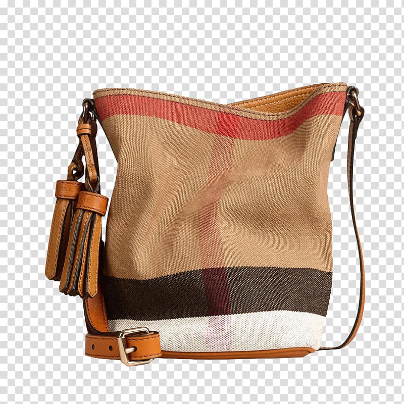 Handbag Leather Canvas Burberry, Ms. small shoulder bag Burberry transparent background PNG clipart