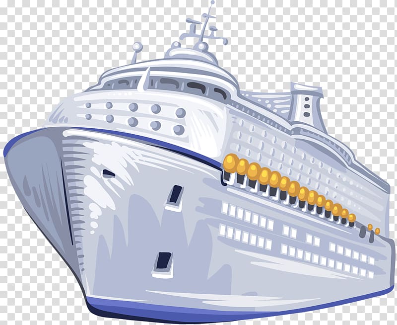 Cruise ship Naval architecture Yacht, Large ships transparent background PN...