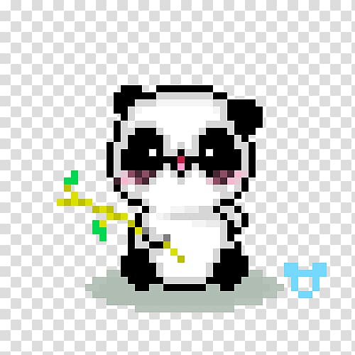 Pixel art Giant panda Animated film, others transparent background PNG clipart