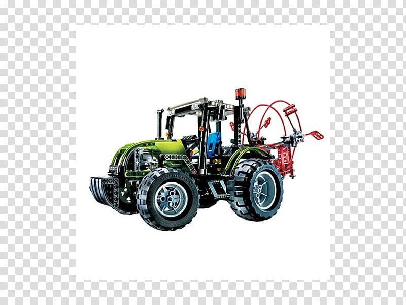 Lego Technic Construction set Toy Tractor, Lego Technic transparent background PNG clipart