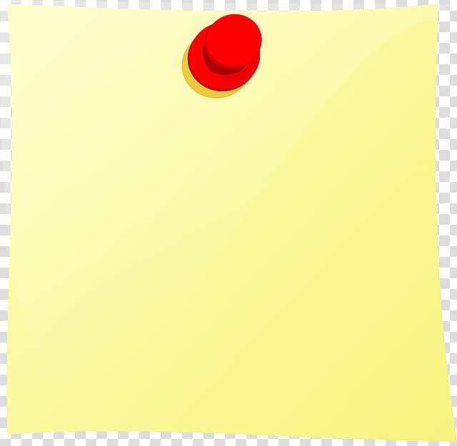Post-it note Paper Drawing pin , Memo transparent background PNG clipart