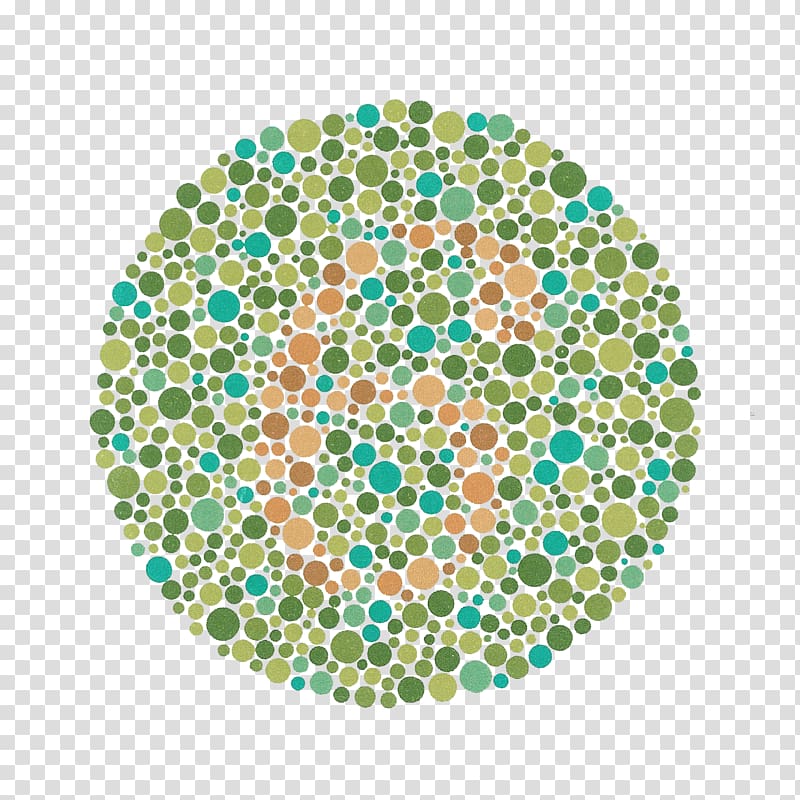 Color blindness Ishihara test Color vision Visual perception, academic transparent background PNG clipart