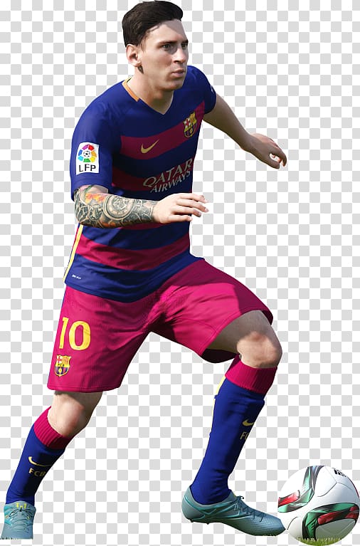 Lionel Messi, Lionel Messi FIFA 16 FIFA 18 FC Barcelona Football player, messi transparent background PNG clipart