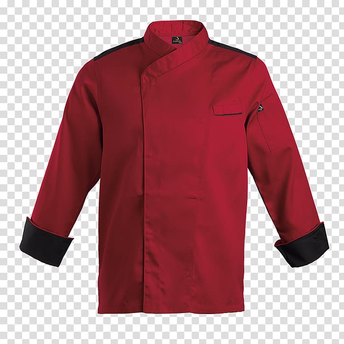 Sleeve Polar fleece Jacket, Chef jacket transparent background PNG clipart