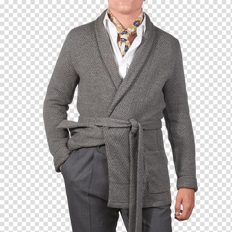 Cardigan Collar Belt Shawl Grey, belt transparent background PNG clipart