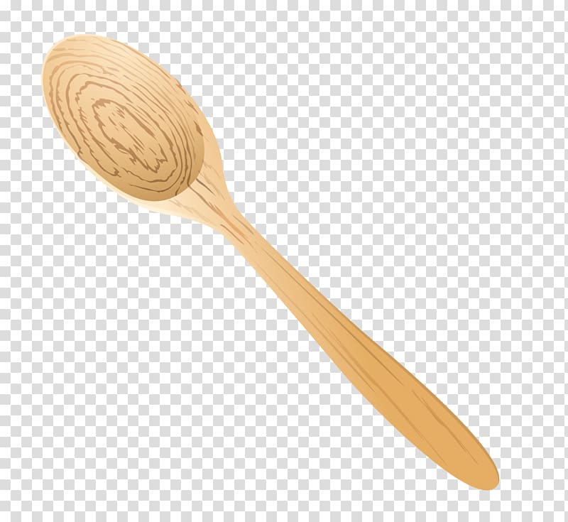 Wooden spoon, Decorative wooden spoon transparent background PNG clipart