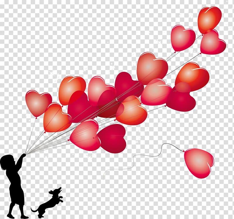 Engagement Love Banner, Children love balloons take transparent background PNG clipart