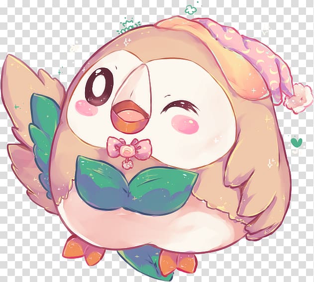 Rowlet May 10 Drawing Nose, others transparent background PNG clipart