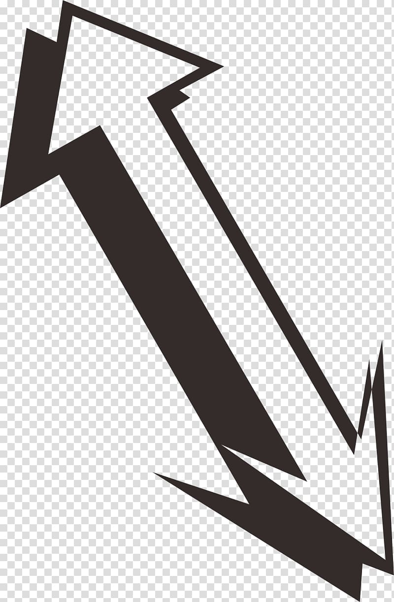 Arrow Shadow, Double-headed arrow transparent background PNG clipart
