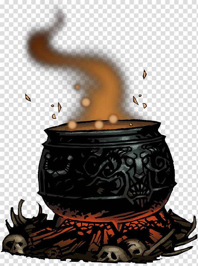 Darkest Dungeon Hag Mystic Cauldron Boss, cauldron transparent background PNG clipart