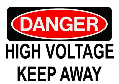 High voltage transparent background PNG clipart