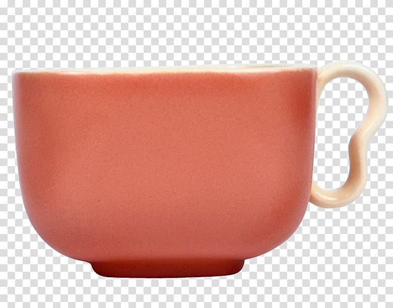 Coffee cup Mug, Pink Mug transparent background PNG clipart
