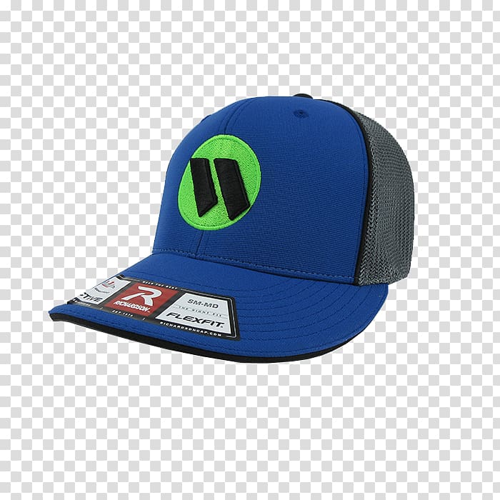 Baseball cap Product design, blue neon green backpack transparent background PNG clipart