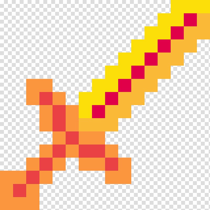 minecraft pixel art diamond sword