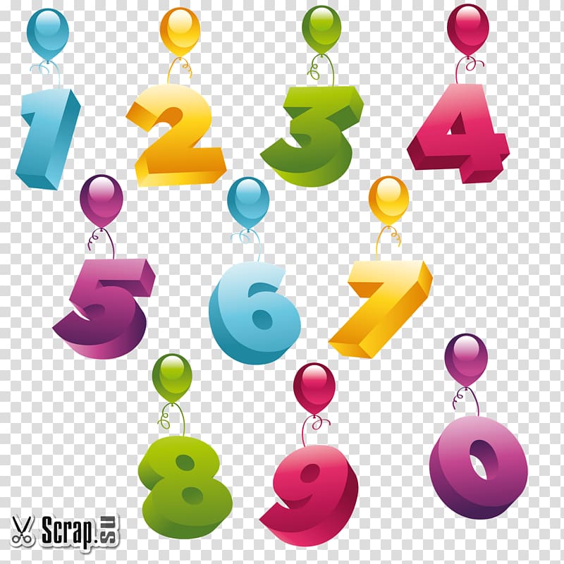 Numerical digit YouTube Alphabet Inc., NUMBERS transparent background PNG clipart