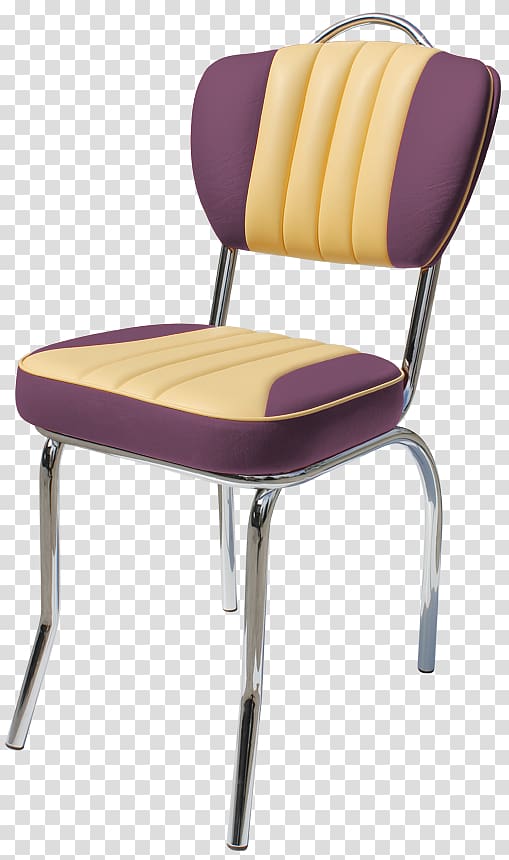 Chair 1960s 1940s Diner Armrest, AMERICAN DINER transparent background PNG clipart