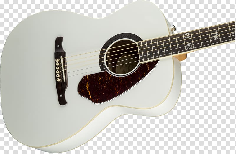 Acoustic guitar Fender 0968300021 Tim Armstrong Hellcat Acoustic-Electric Guitar, rosewood transparent background PNG clipart