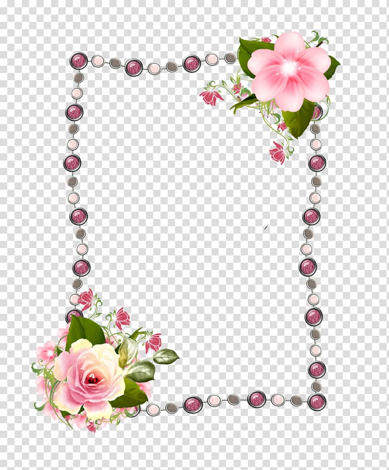 Frames Rose , rose frame transparent background PNG clipart