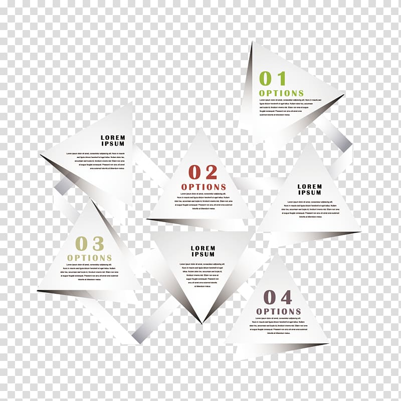 triangular white illustration, Computer graphics Chart Infographic, Infographic triangle ppt transparent background PNG clipart