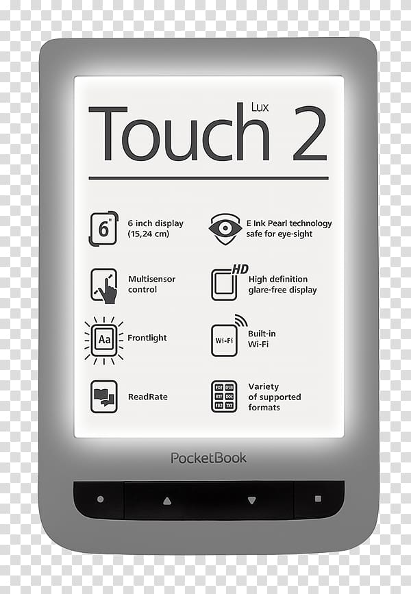 PocketBook International eBook reader 15.2 cm PocketBookTouch Lux E-Readers PocketBook Touch Lux 2 4 GB, Linux 2.6 1 GHz, Dark grey PocketBook 840 4 GB, 1 GHz, Dark brown, scrible transparent background PNG clipart