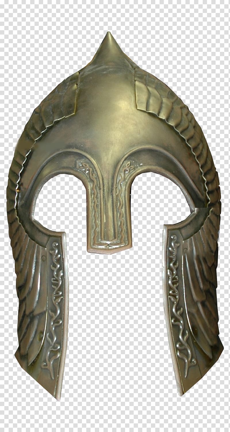 brass-colored knit helm illustration, Middle Ages Knight Weapon Body armor, helmet transparent background PNG clipart