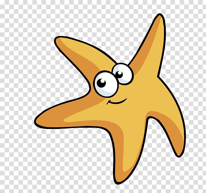 Starfish Euclidean , Cartoon yellow stars transparent background PNG clipart
