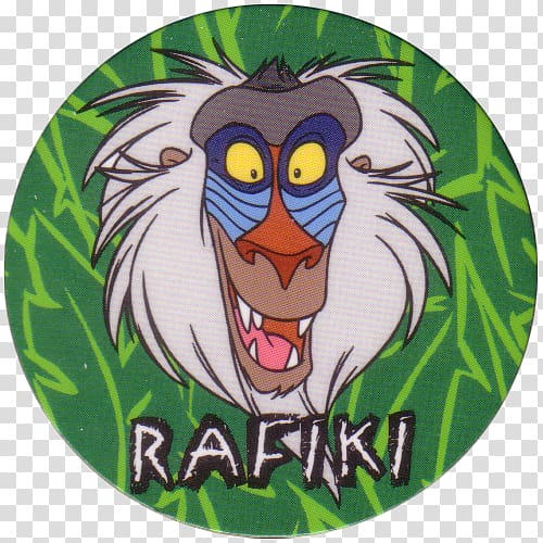 Milk caps Rafiki Simba Mufasa Character, mask transparent background PNG clipart