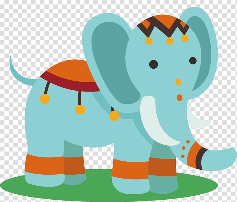 Elephant Euclidean , Blue Elephant transparent background PNG clipart