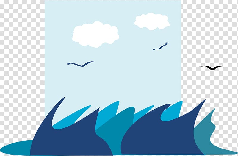 Illustration Sea Ocean Wind wave, sea transparent background PNG clipart