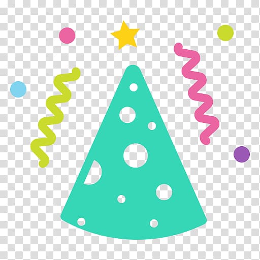 Birthday cake Party hat Computer Icons, Party Icon transparent background PNG clipart