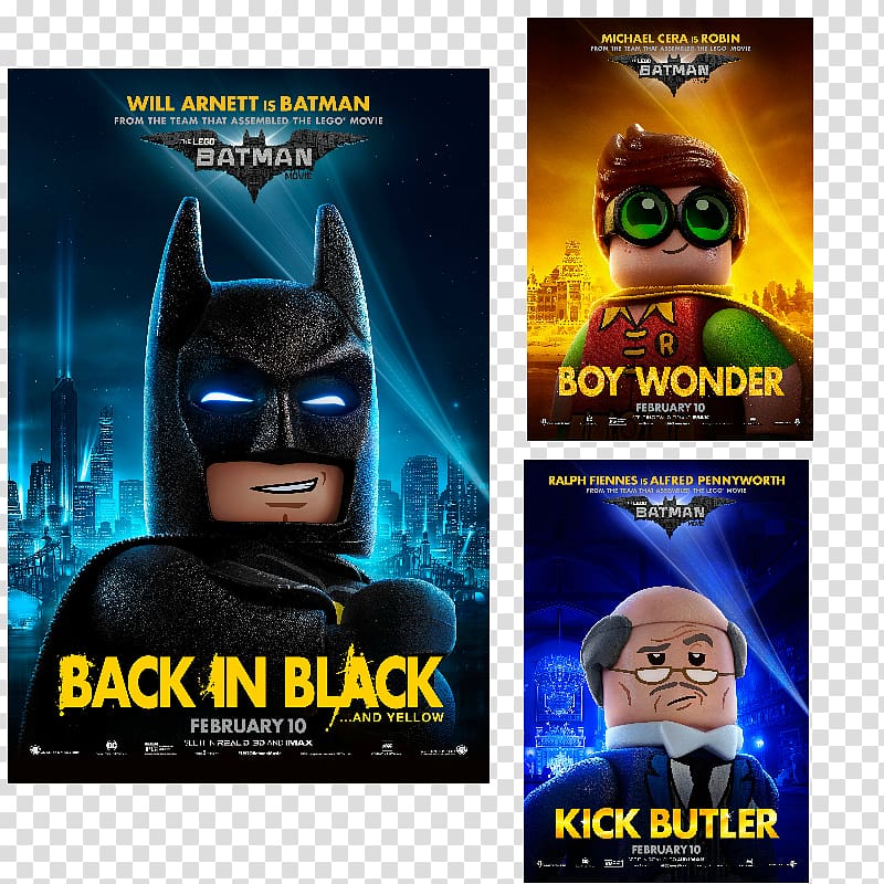 Batman Robin Joker LEGO Film, Ralph Fiennes transparent background PNG clipart