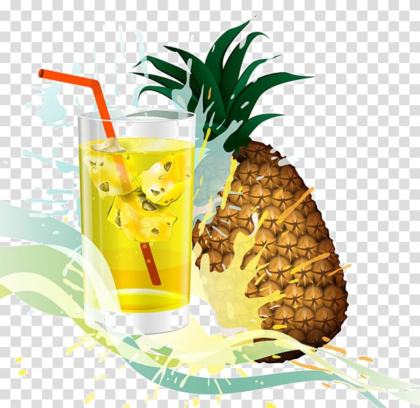 Orange juice Cocktail Lemon Fruit, Pineapple juice transparent background PNG clipart