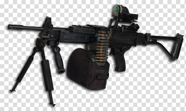 Israel Weapon Industries IWI Negev Light machine gun, machine gun transparent background PNG clipart