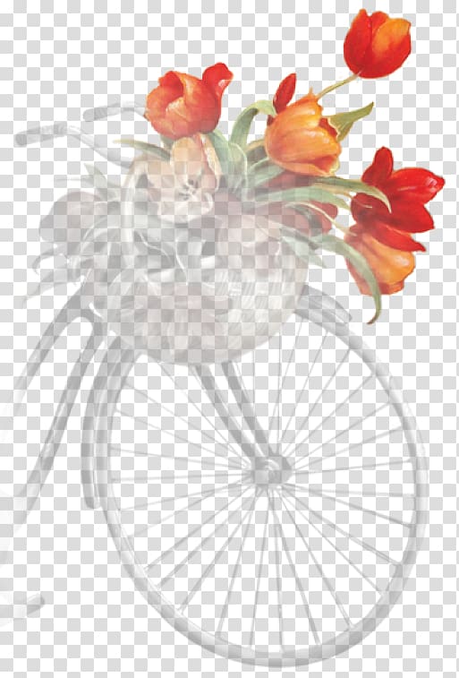 Can\'t Wait To Decorate Cut flowers Floral design Floristry, flower bicycle transparent background PNG clipart