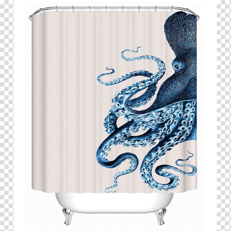 Octopus Work of art Printmaking Art.com, Waterproof Fabric transparent background PNG clipart