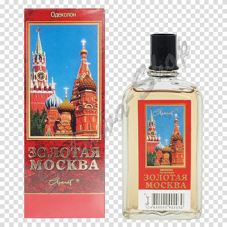 Krasnaya Moskva Perfume Eau de Cologne Novaya Zarya Glass bottle, perfume transparent background PNG clipart