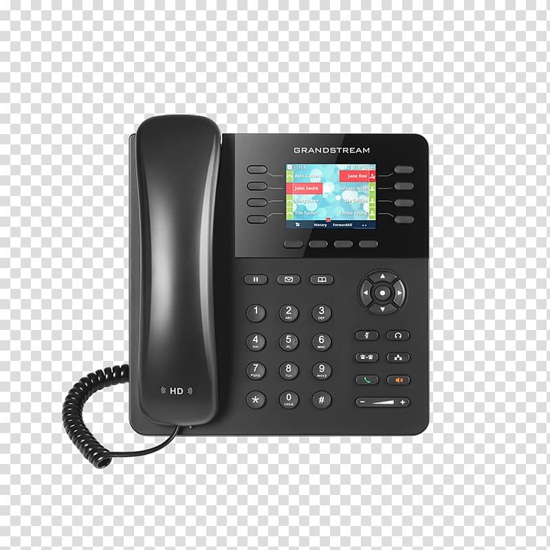 Grandstream Networks Grandstream GXP2135 VoIP phone Telephone Mobile Phones, others transparent background PNG clipart