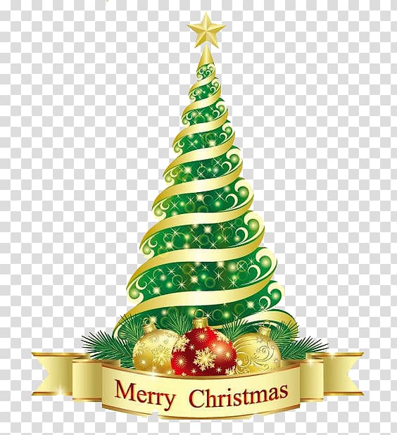 Christmas tree , Gorgeous Christmas Tree transparent background PNG clipart